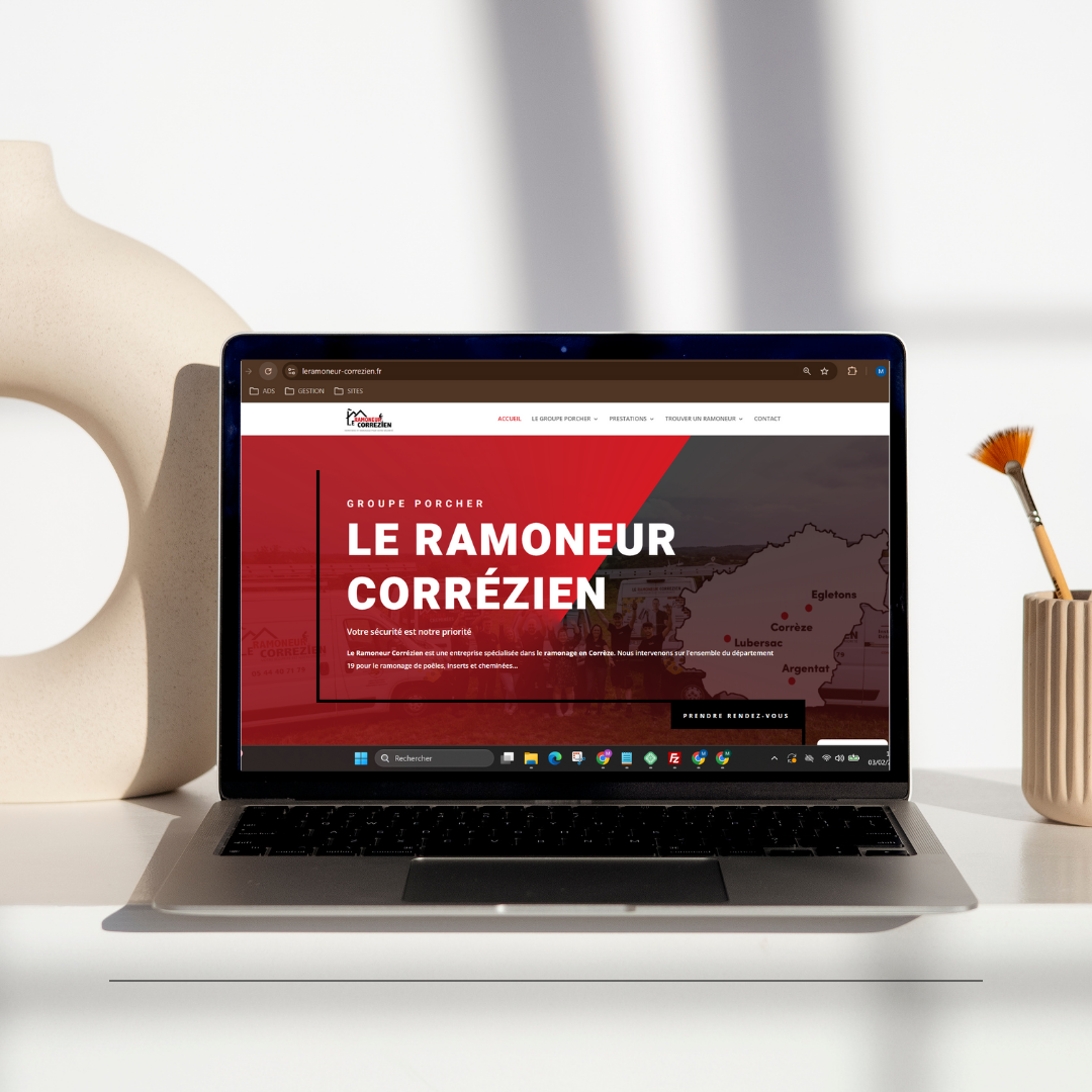 site réalisé pour la maçonnerie ribeiro